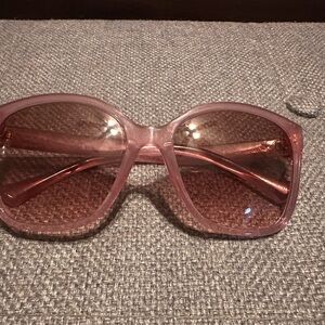 Ralph Lauren Pink Oversized Square Women's Sunglasses
